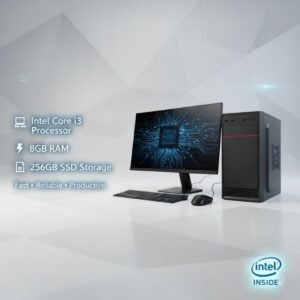 i3 Desktop Computer 8GB Ram + 256GB SSD